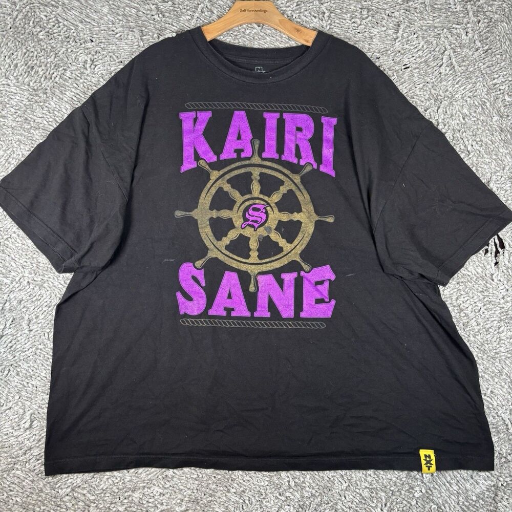 KAIRI SANE T-Shirt Mens 3X WWE NXT Short Sleeve Graphic print Authentic Wrestle
